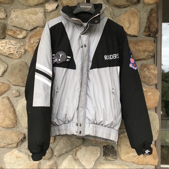 NFL Jackets \u0026 Coats | Vintage Raiders NFL Triple F.A.T Goose | Color: Black/Gray | Size: L | Marilynshere's Closet
